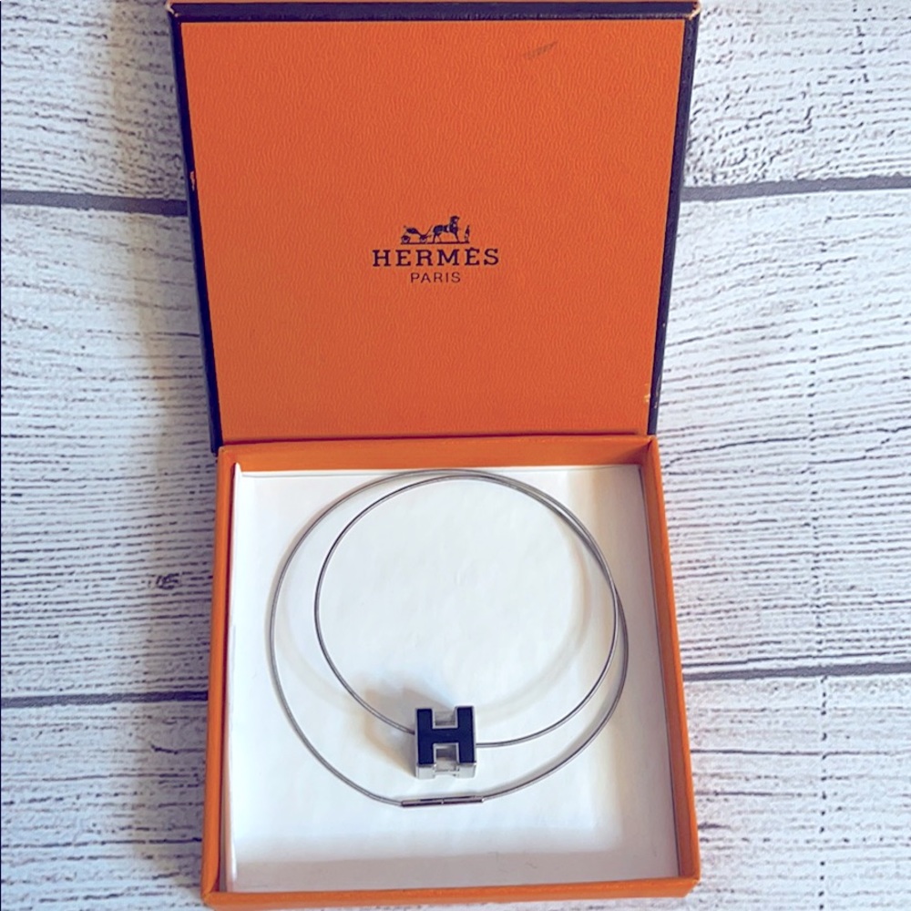 Authentic Hermes Cube Necklace
